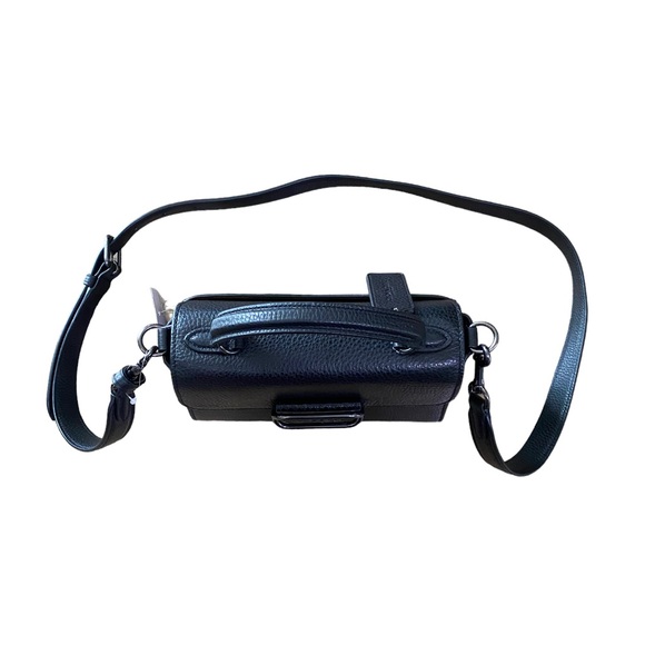 Coach CF321 Morgan Top Handle Satchel in Black NWT - Picture 5 of 6